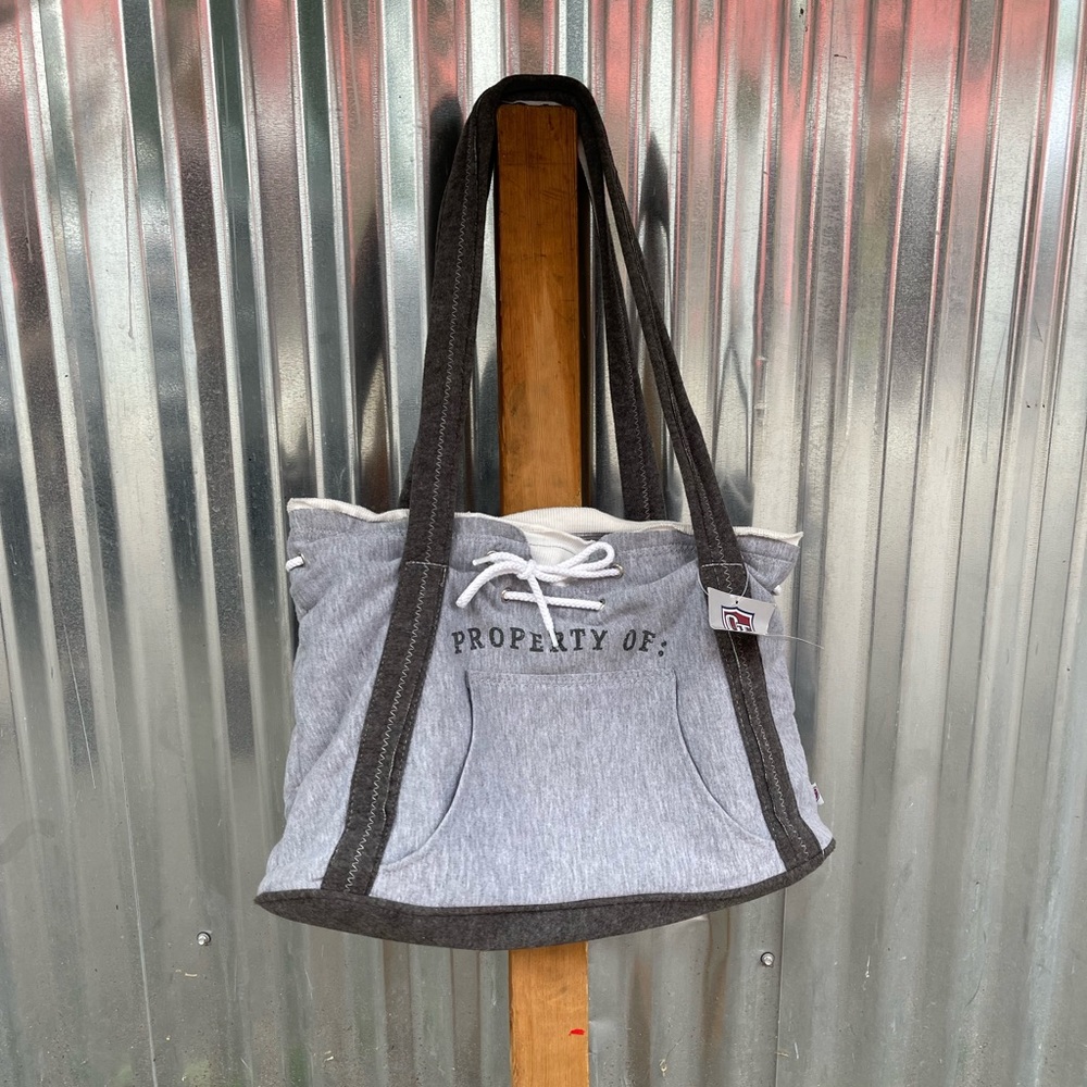 LEEPS JERSEY AND HOODIE TOTE BAG ‘PROPERTY OF:’ custom